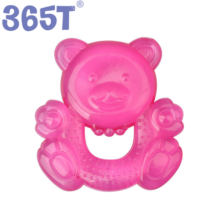 colorful shiny baby water injected teether baby rattles teether funny toy baby jelly teether