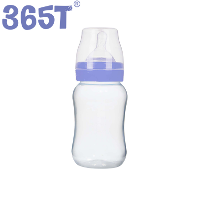 300ml Light Blue Bpa free pp baby feeding drinking transparent bottle