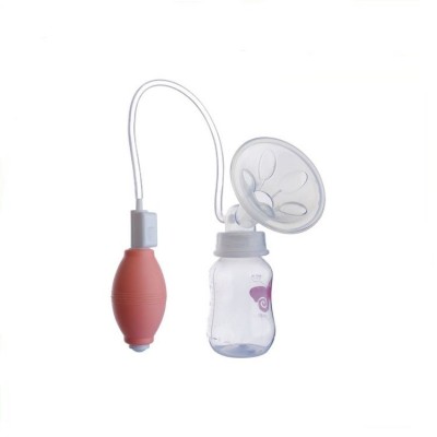 BPA free PP non-toxic silicone custom printed color printing latest design customized manual breast pump