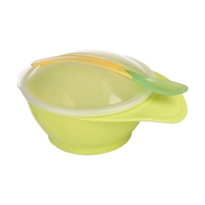 BPA free PP non-toxic silicone color printing transparent fda grade new style customized color baby bowl