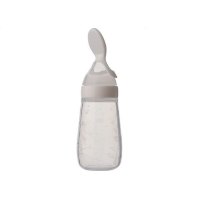 BPA free PP non-toxic silicone custom printed cost-effective bpa free baby infant food feeder