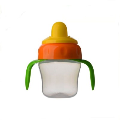 BPA free oem customized easy to use best safety training cup with handle for baby