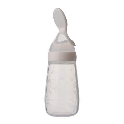 Wholesale BPA Free Silicone Baby Food Pouch Feeder Spoon/Infant Feeding Bottle